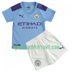 Koszulka Manchester City Dziecięcy Domowe Stroje Piłkarskie 2019/20 Krótki Rękaw